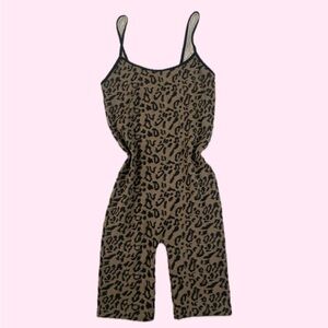 Cheetah Print Romper